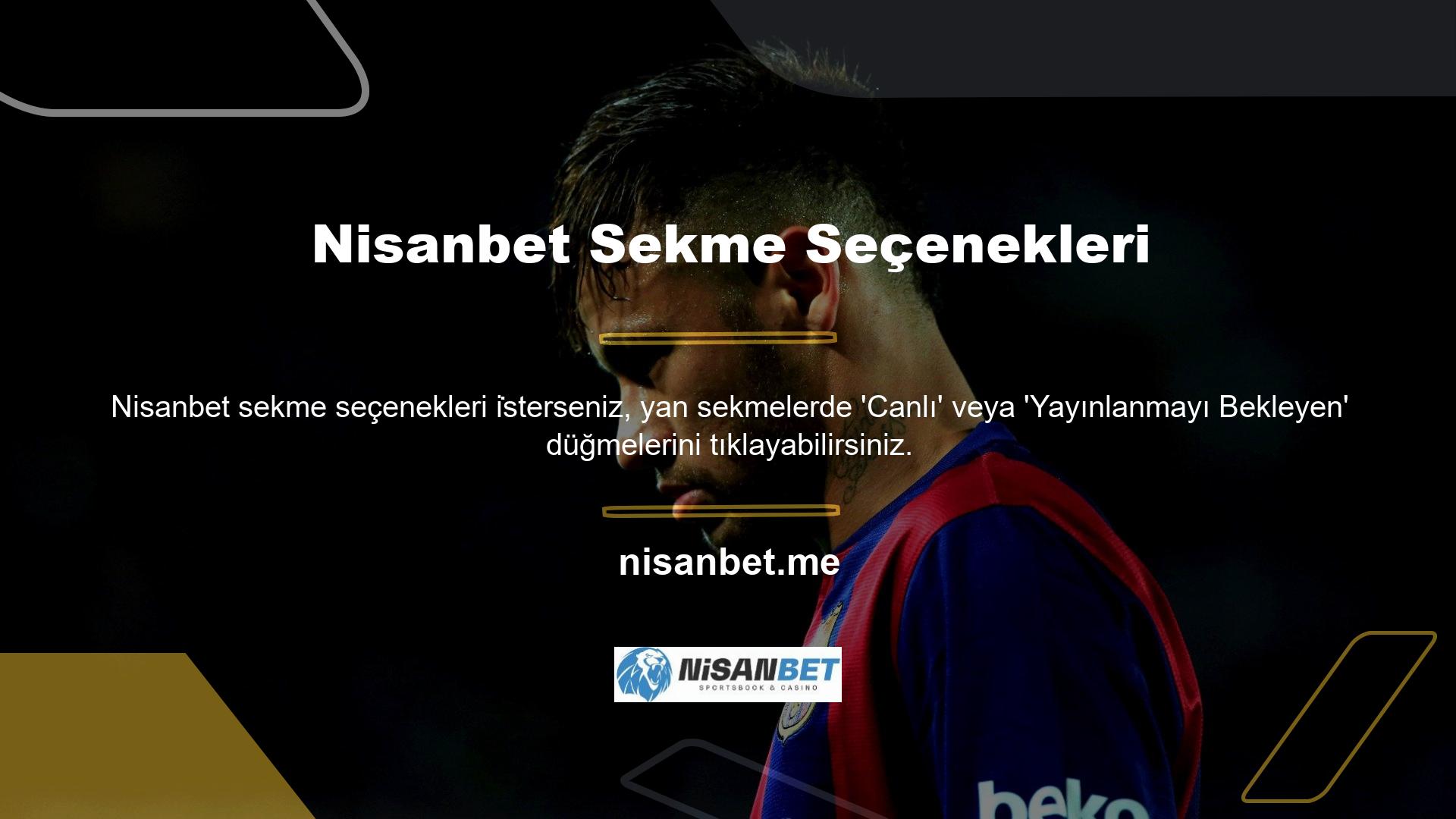 Böylece, devam eden veya gelecek yarışmalara katılabilir ve Nisanbet TV hizmeti ile ücretsiz olarak tadını çıkarabilirsiniz